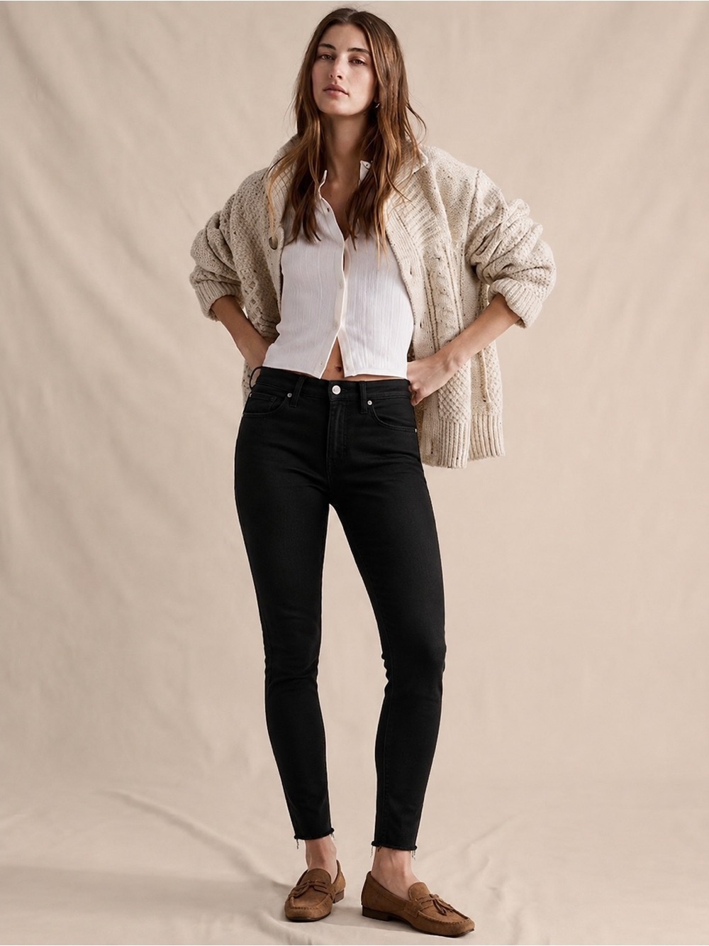 NWT! Banana Republic Black Ultra Mid-Rise Slim Jean - Multiple 🩷 #814515